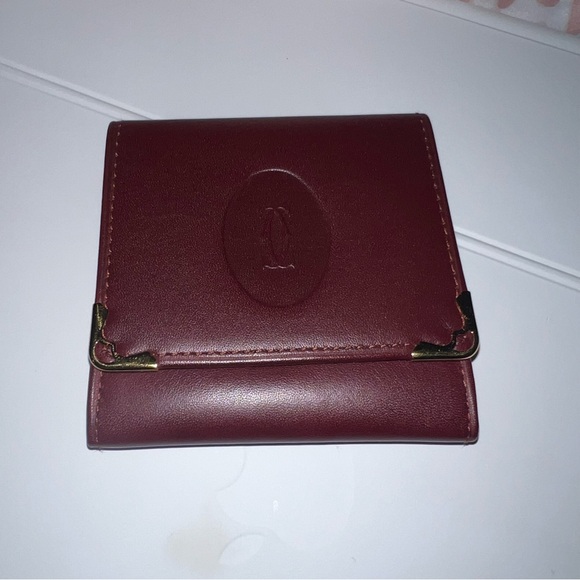 Cartier Coin Purse in wine color - Picture 10 of 12
